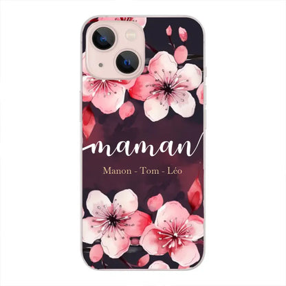 Amour des fleurs - Telefoonhoesje gepersonaliseerd