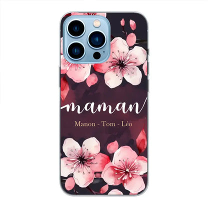 Amour des fleurs - Telefoonhoesje gepersonaliseerd