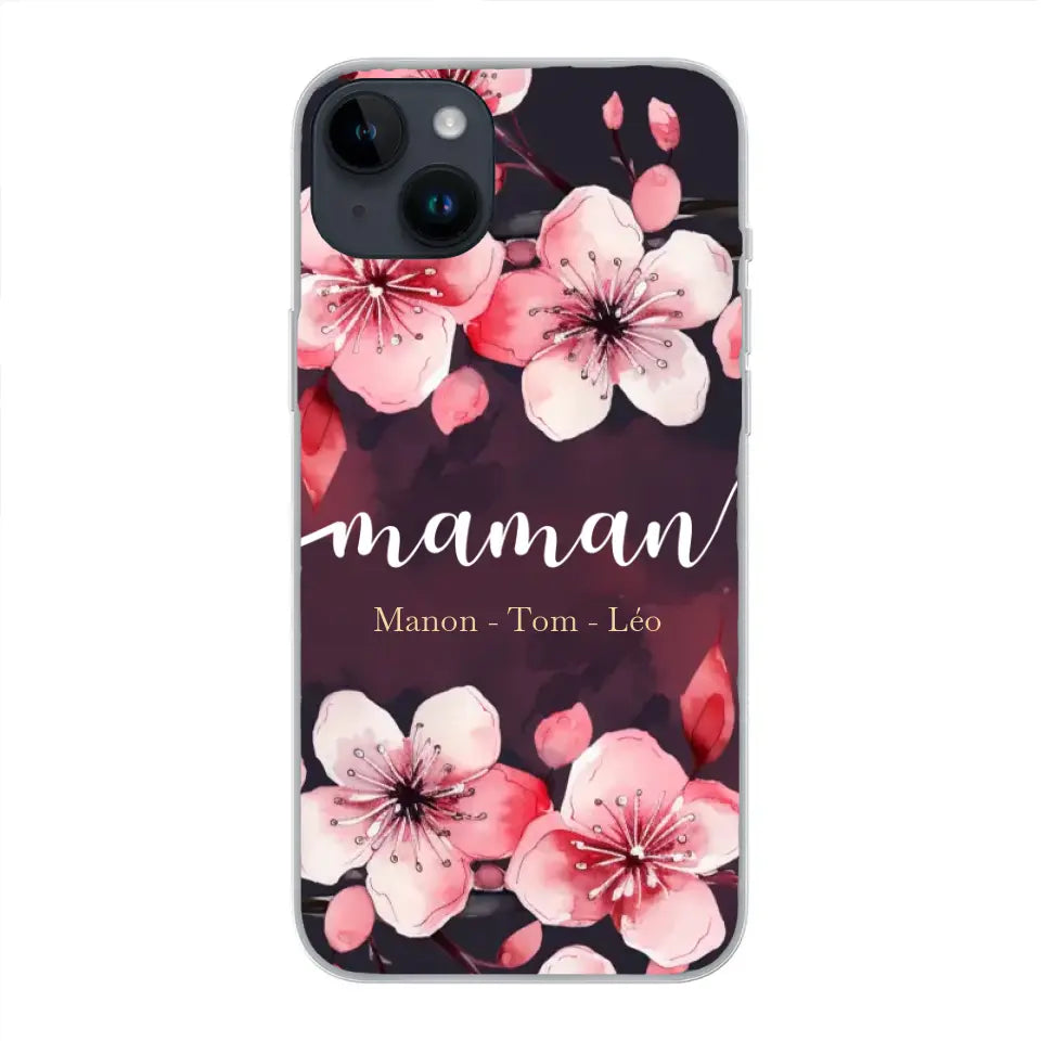 Amour des fleurs - Telefoonhoesje gepersonaliseerd