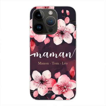 Amour des fleurs - Telefoonhoesje gepersonaliseerd
