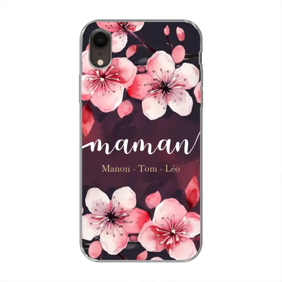 Amour des fleurs - Telefoonhoesje gepersonaliseerd