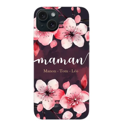 Amour des fleurs - Telefoonhoesje gepersonaliseerd