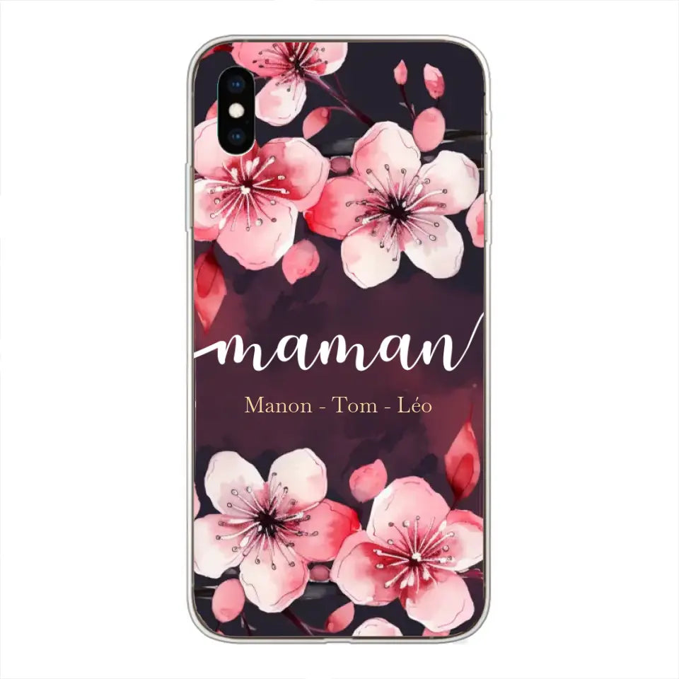Amour des fleurs - Telefoonhoesje gepersonaliseerd
