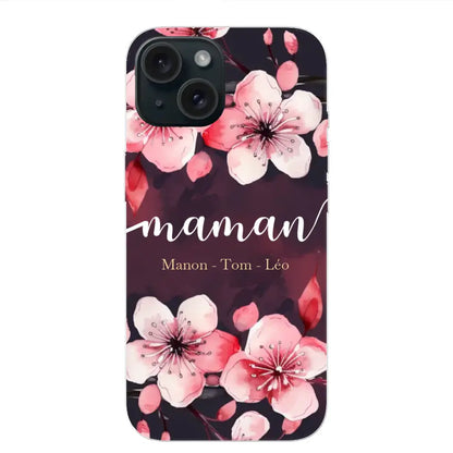 Amour des fleurs - Telefoonhoesje gepersonaliseerd