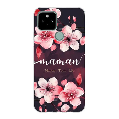 Amour des fleurs - Telefoonhoesje gepersonaliseerd