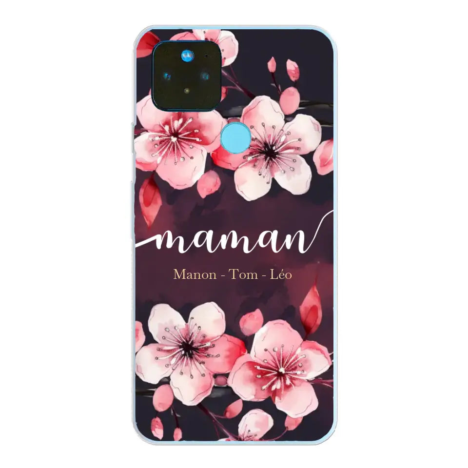 Amour des fleurs - Telefoonhoesje gepersonaliseerd