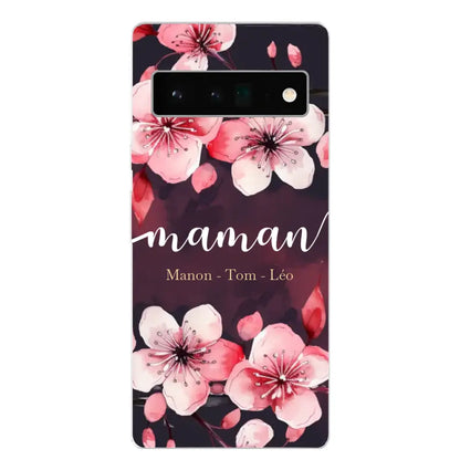 Amour des fleurs - Telefoonhoesje gepersonaliseerd