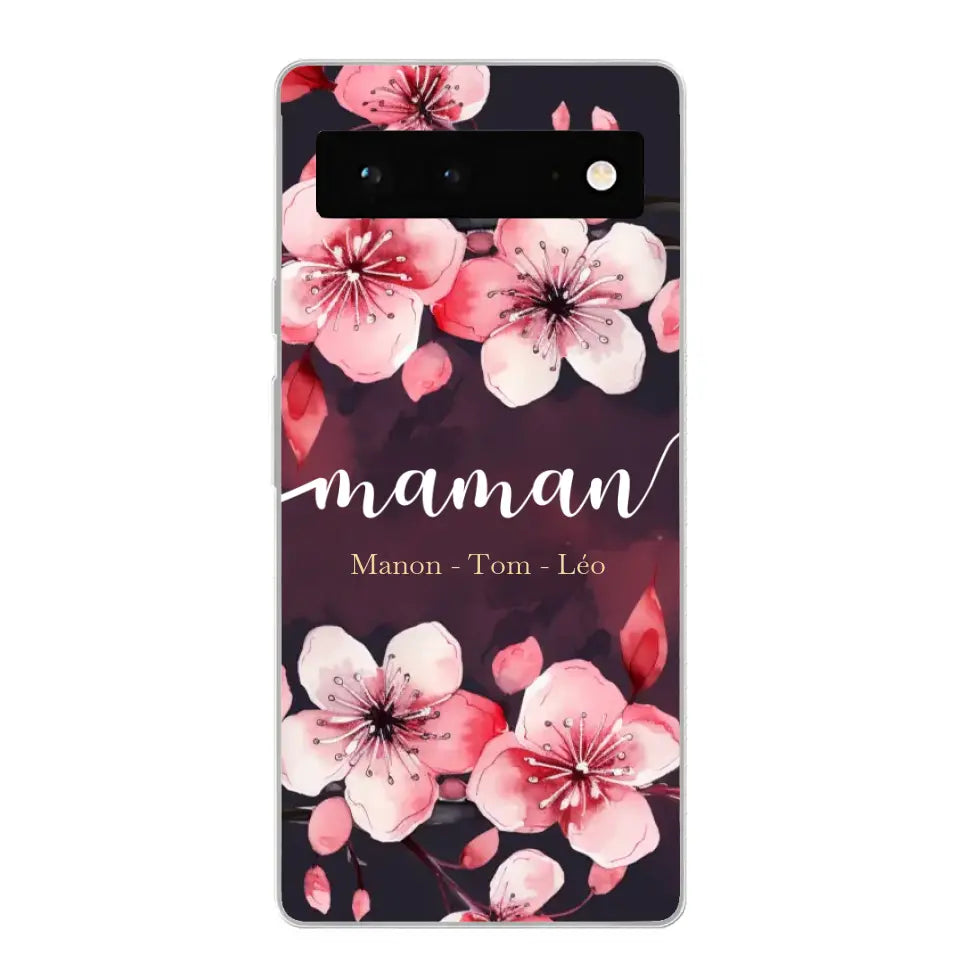 Amour des fleurs - Telefoonhoesje gepersonaliseerd