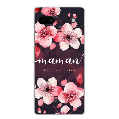 Amour des fleurs - Telefoonhoesje gepersonaliseerd