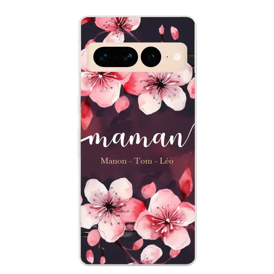 Amour des fleurs - Telefoonhoesje gepersonaliseerd
