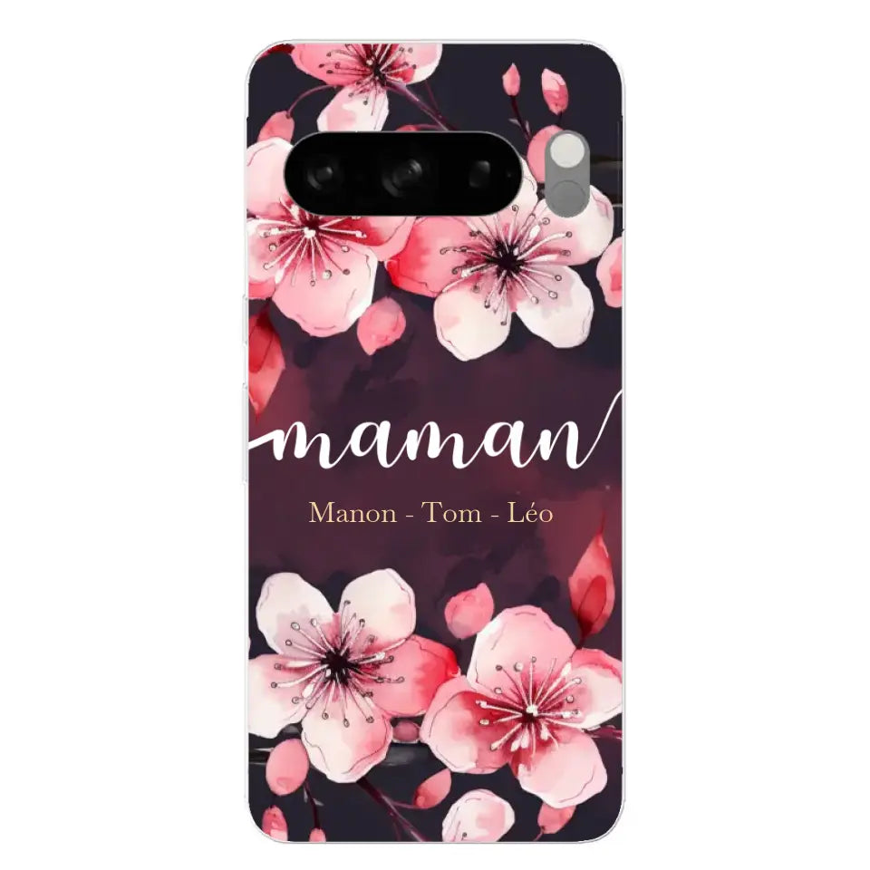 Amour des fleurs - Telefoonhoesje gepersonaliseerd