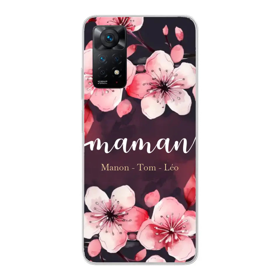 Amour des fleurs - Telefoonhoesje gepersonaliseerd