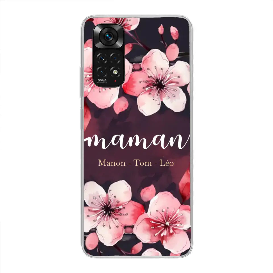 Amour des fleurs - Telefoonhoesje gepersonaliseerd
