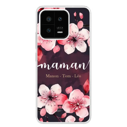 Amour des fleurs - Telefoonhoesje gepersonaliseerd