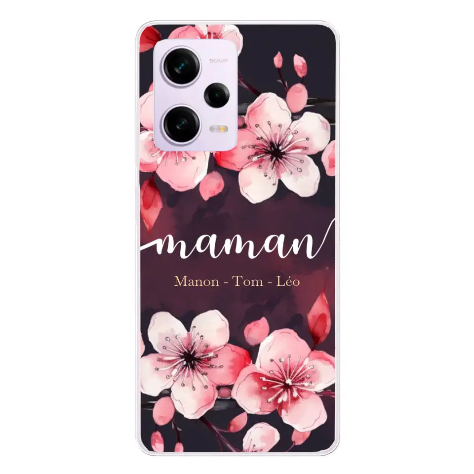 Amour des fleurs - Telefoonhoesje gepersonaliseerd