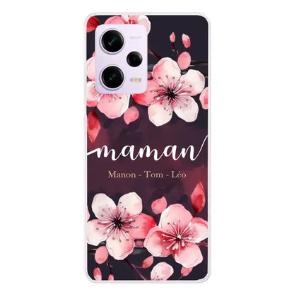 Amour des fleurs - Telefoonhoesje gepersonaliseerd