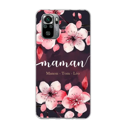 Amour des fleurs - Telefoonhoesje gepersonaliseerd