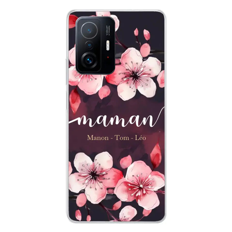 Amour des fleurs - Telefoonhoesje gepersonaliseerd