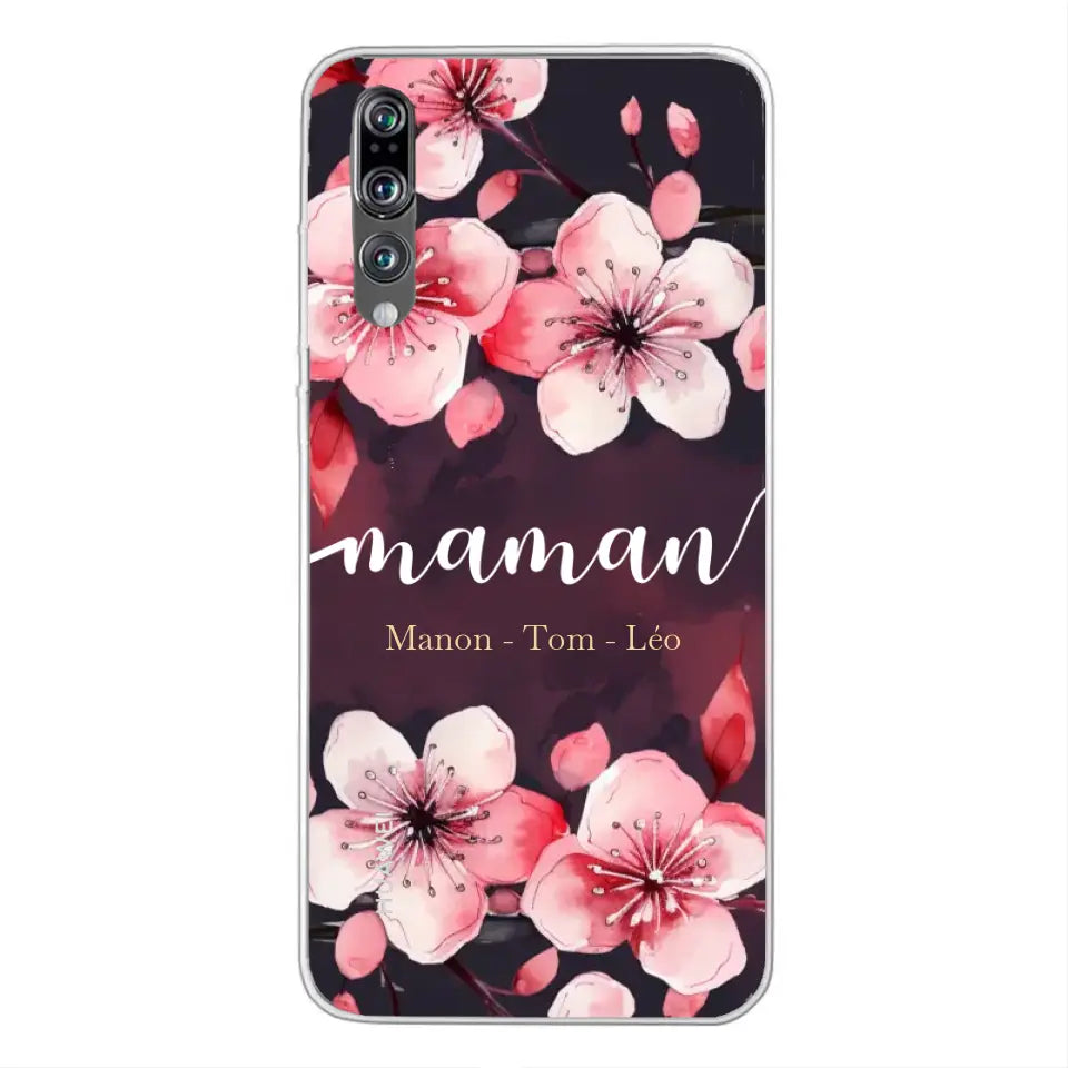 Amour des fleurs - Telefoonhoesje gepersonaliseerd
