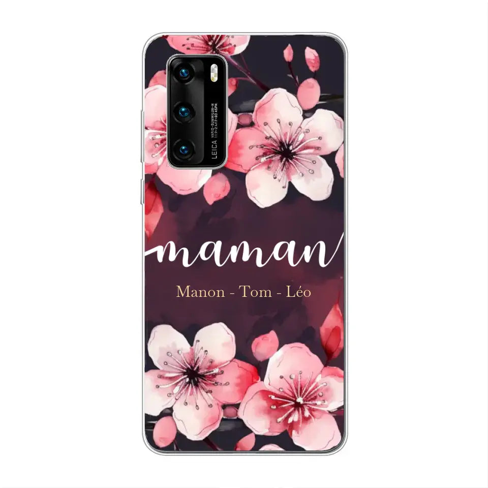 Amour des fleurs - Telefoonhoesje gepersonaliseerd