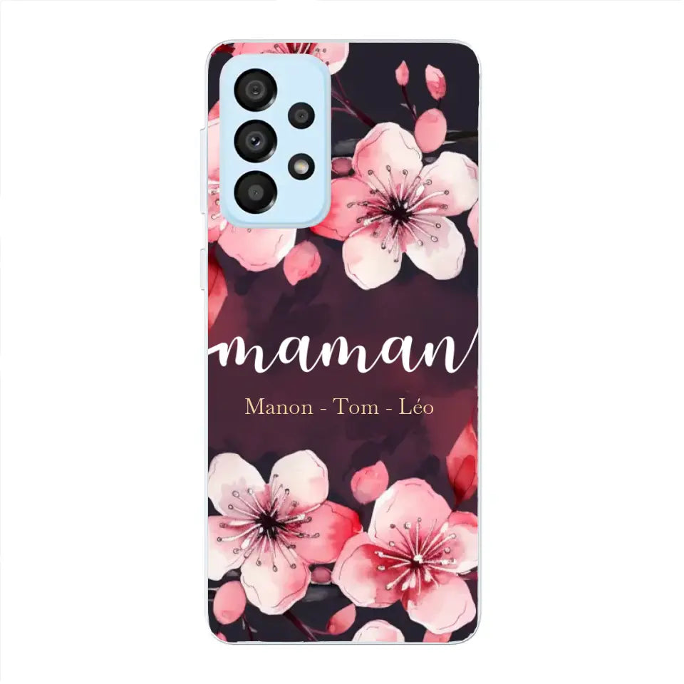 Amour des fleurs - Telefoonhoesje gepersonaliseerd