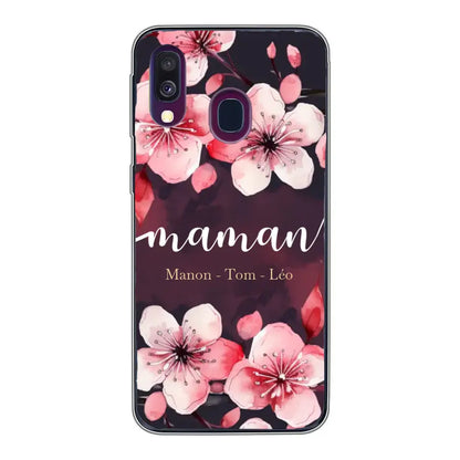 Amour des fleurs - Telefoonhoesje gepersonaliseerd