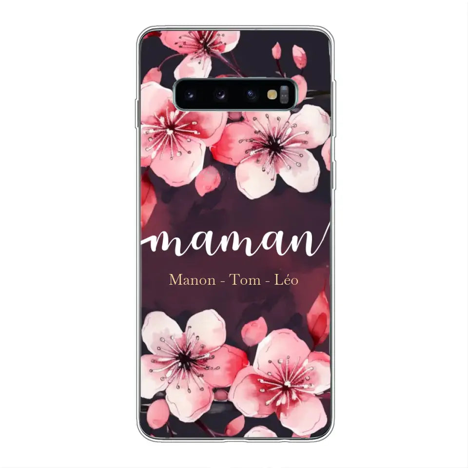 Amour des fleurs - Telefoonhoesje gepersonaliseerd