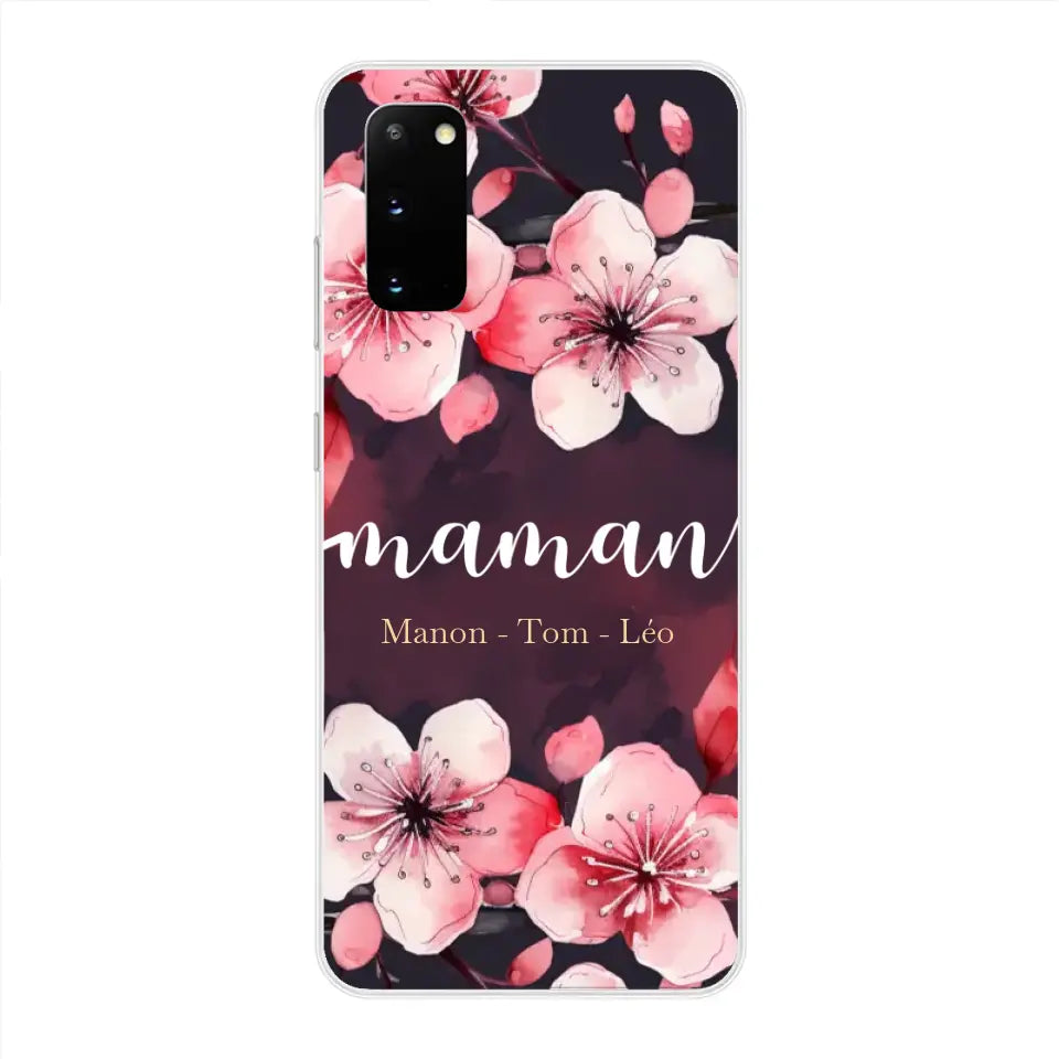 Amour des fleurs - Telefoonhoesje gepersonaliseerd