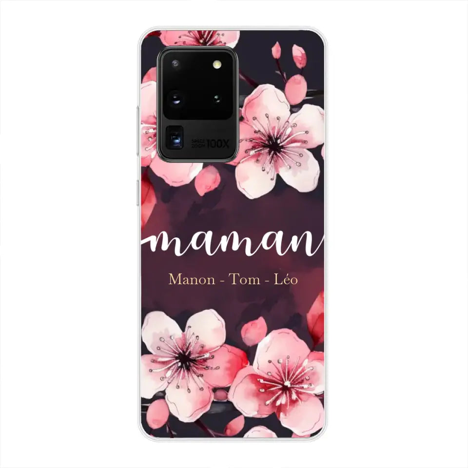 Amour des fleurs - Telefoonhoesje gepersonaliseerd
