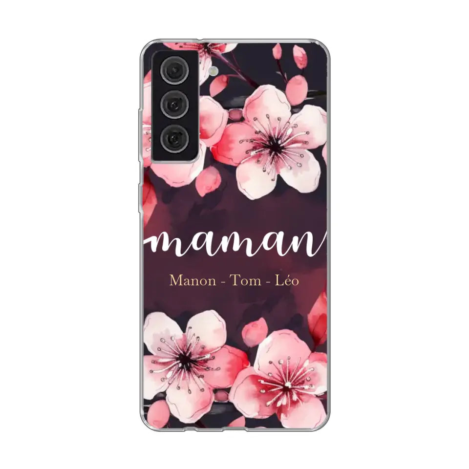 Amour des fleurs - Telefoonhoesje gepersonaliseerd