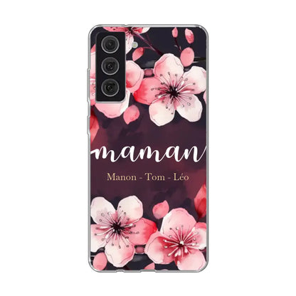 Amour des fleurs - Telefoonhoesje gepersonaliseerd