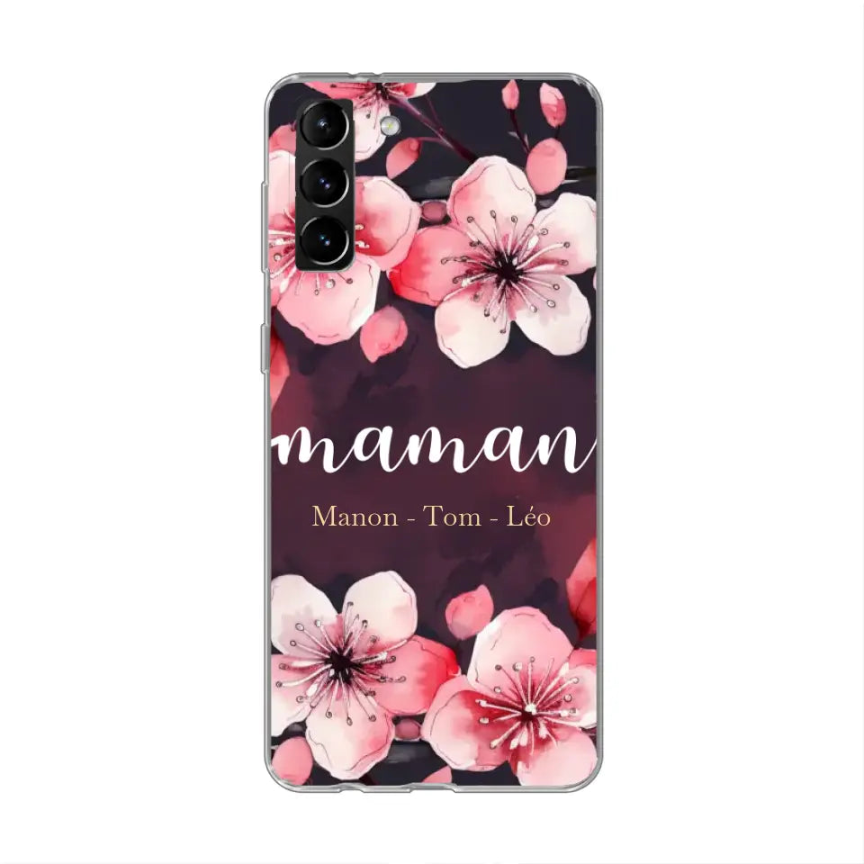 Amour des fleurs - Telefoonhoesje gepersonaliseerd