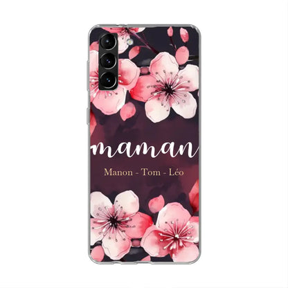 Amour des fleurs - Telefoonhoesje gepersonaliseerd