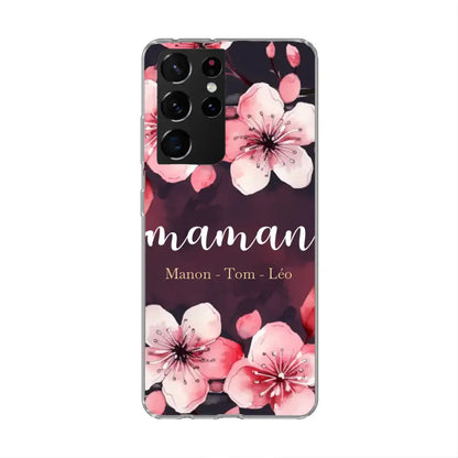Amour des fleurs - Telefoonhoesje gepersonaliseerd