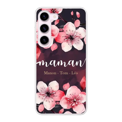 Amour des fleurs - Telefoonhoesje gepersonaliseerd