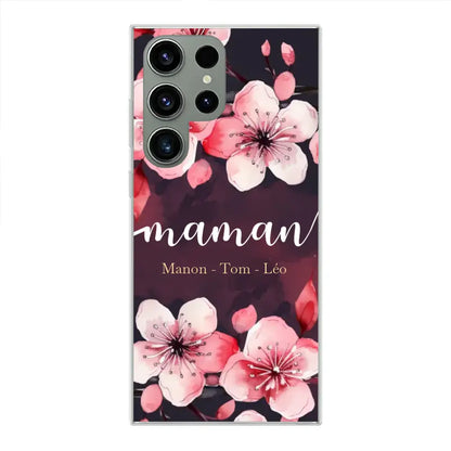 Amour des fleurs - Telefoonhoesje gepersonaliseerd