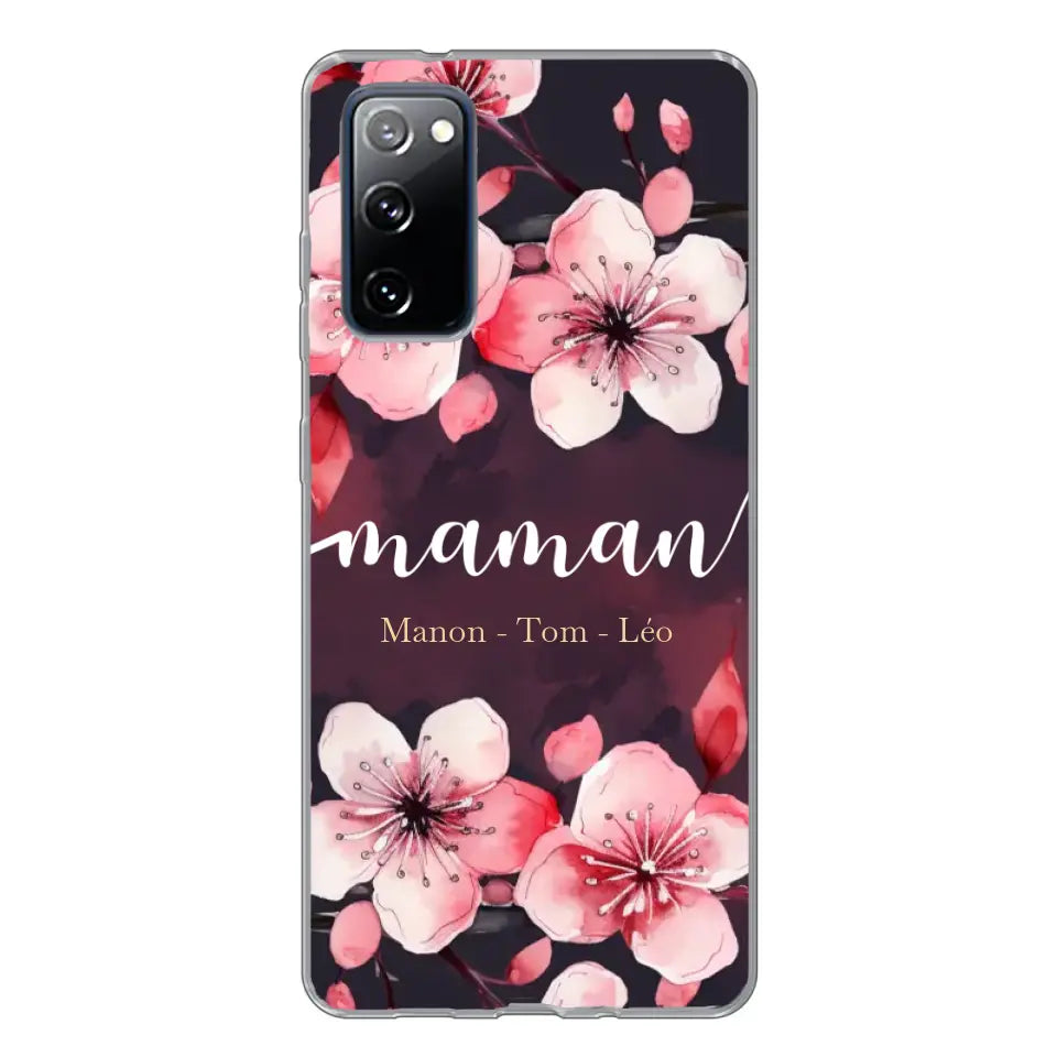 Amour des fleurs - Telefoonhoesje gepersonaliseerd