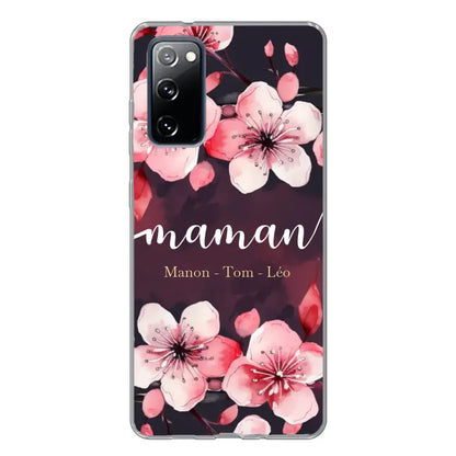 Amour des fleurs - Telefoonhoesje gepersonaliseerd