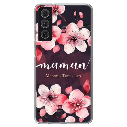 Amour des fleurs - Telefoonhoesje gepersonaliseerd