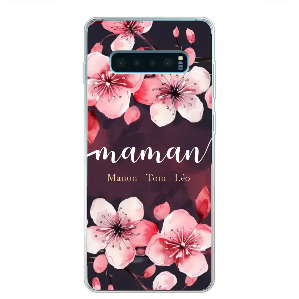Amour des fleurs - Telefoonhoesje gepersonaliseerd