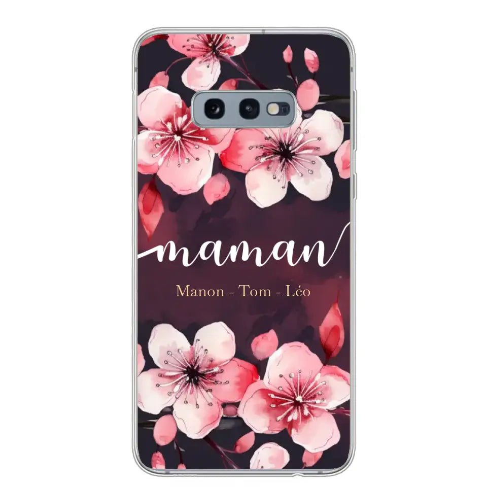 Amour des fleurs - Telefoonhoesje gepersonaliseerd