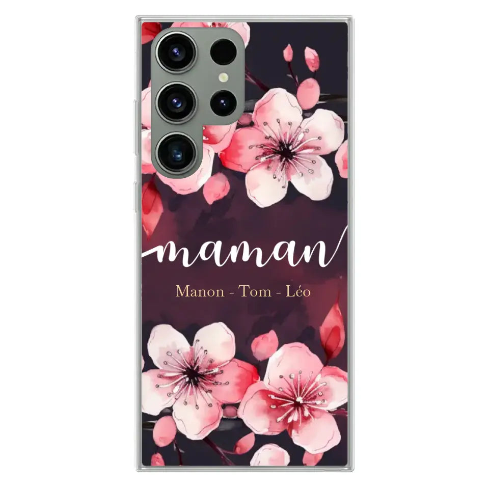 Amour des fleurs - Telefoonhoesje gepersonaliseerd