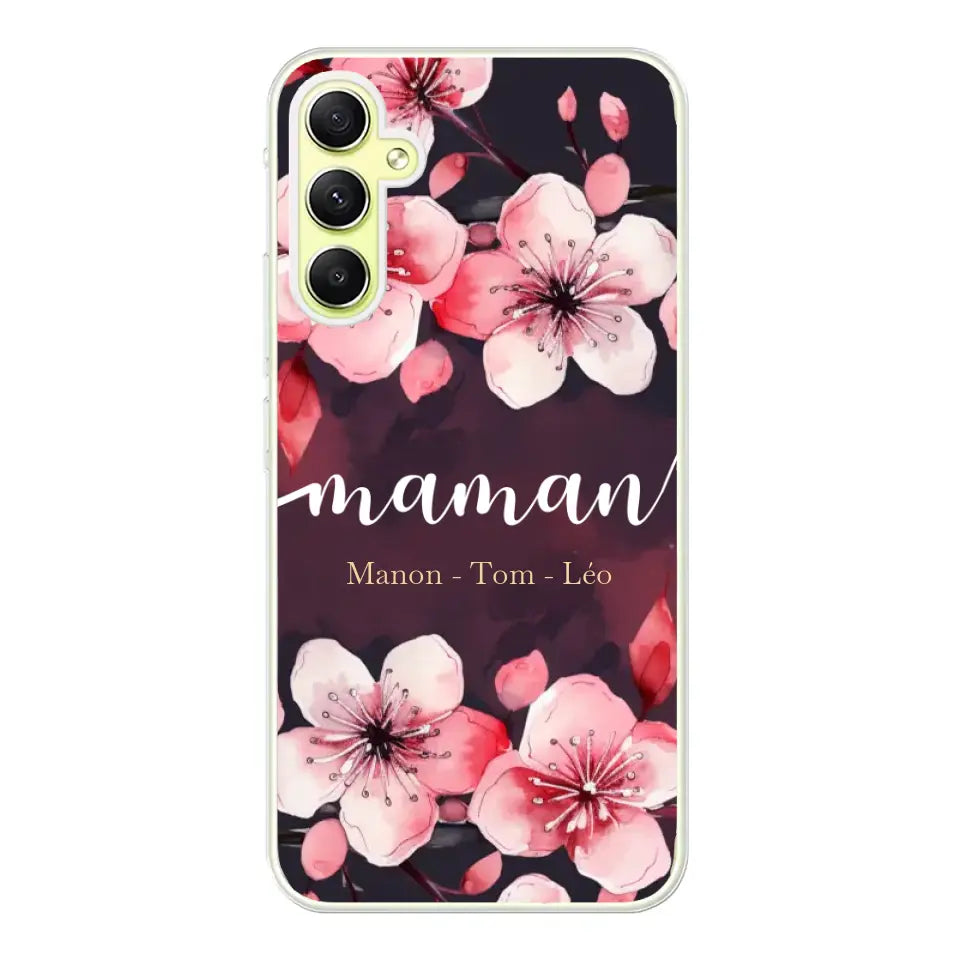 Amour des fleurs - Telefoonhoesje gepersonaliseerd