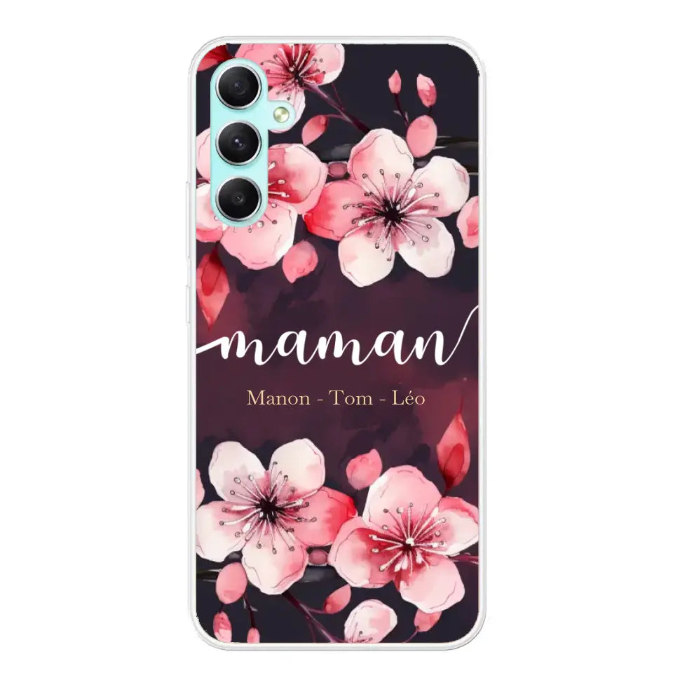 Amour des fleurs - Telefoonhoesje gepersonaliseerd