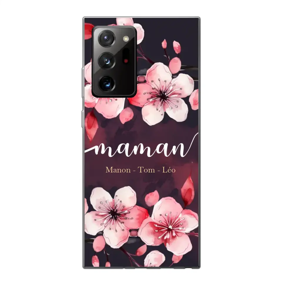 Amour des fleurs - Telefoonhoesje gepersonaliseerd