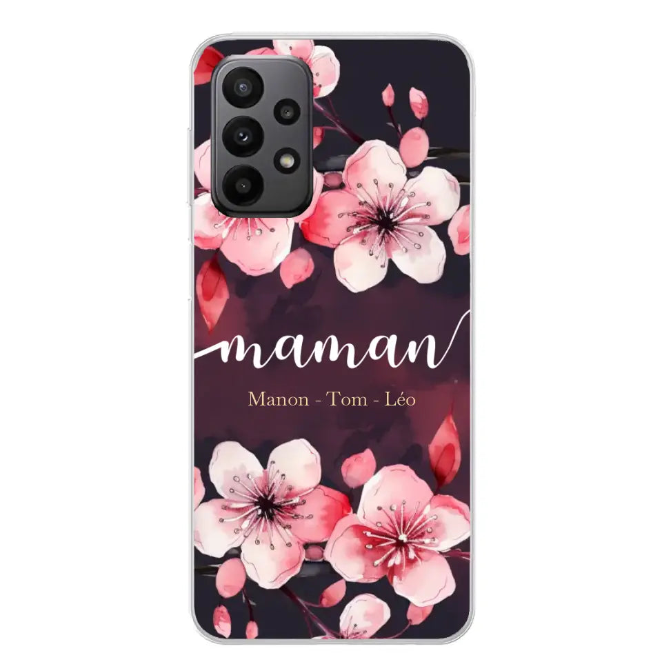 Amour des fleurs - Telefoonhoesje gepersonaliseerd