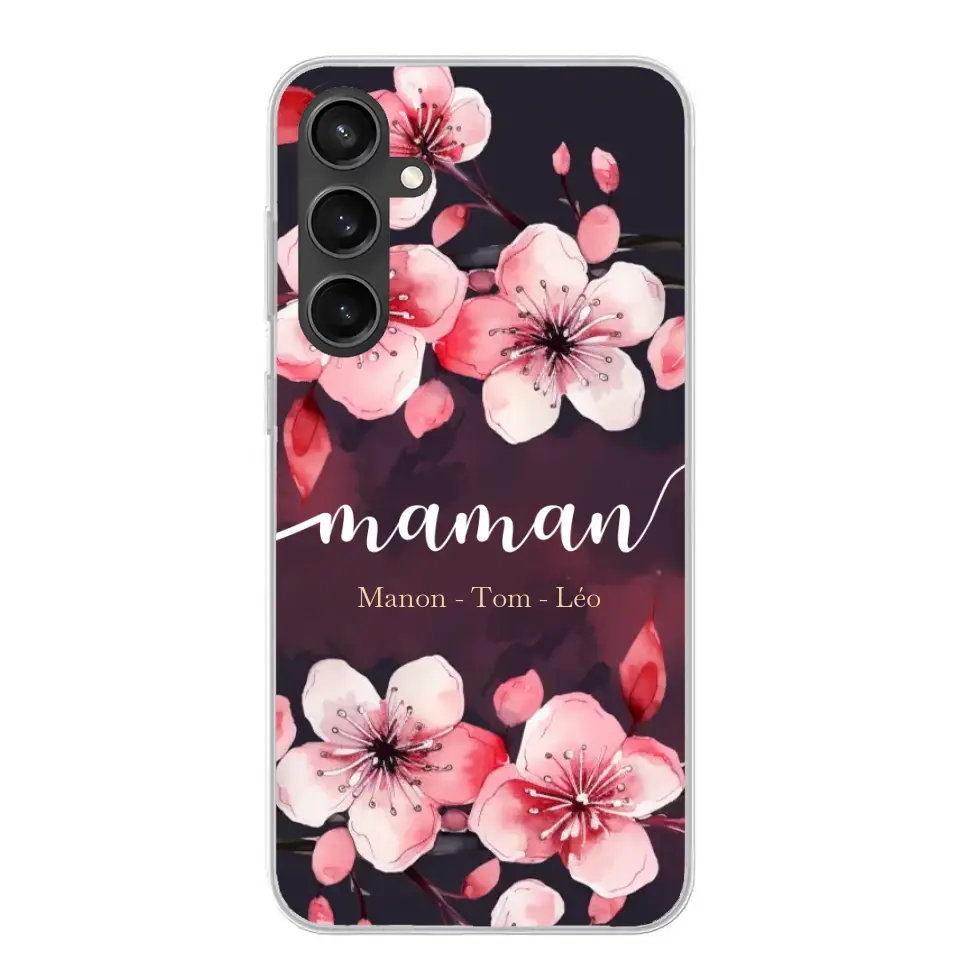 Amour des fleurs - Telefoonhoesje gepersonaliseerd