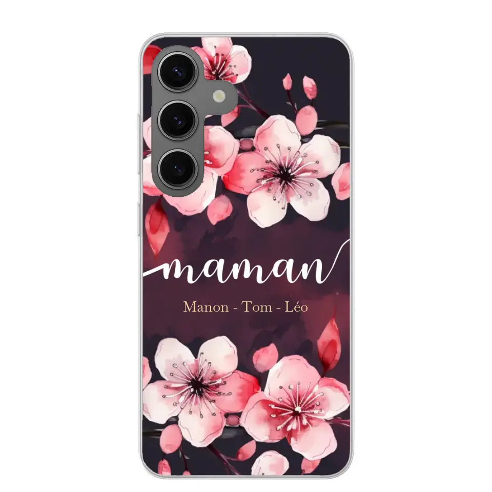 Amour des fleurs - Telefoonhoesje gepersonaliseerd