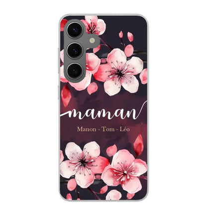 Amour des fleurs - Telefoonhoesje gepersonaliseerd