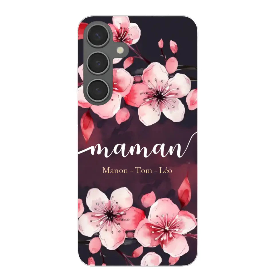 Amour des fleurs - Telefoonhoesje gepersonaliseerd